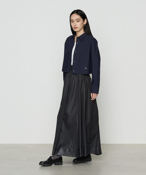 「COMME CA」 長袖シャツ 9号 ブルー レディース_画像7