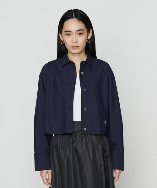 「COMME CA」 長袖シャツ 9号 ブルー レディース_画像8