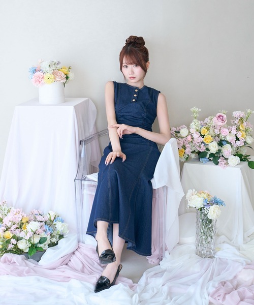 Rose Muse（ロゼミューズ） ワンピース Denim mermaid dress