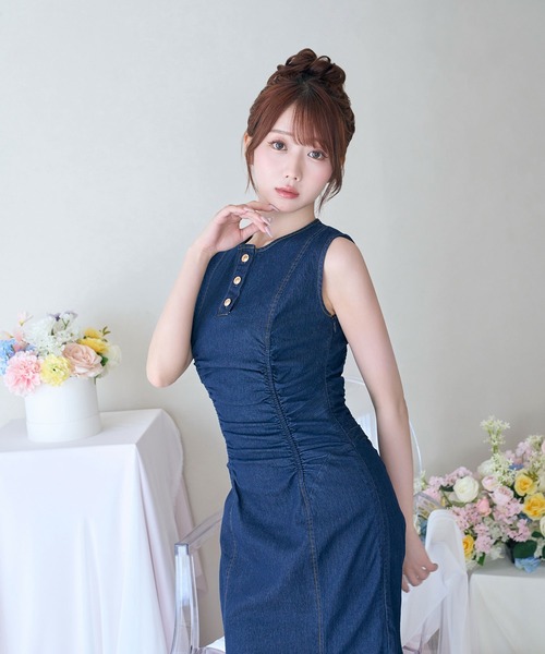Rose Muse（ロゼミューズ） ワンピース Denim mermaid dress