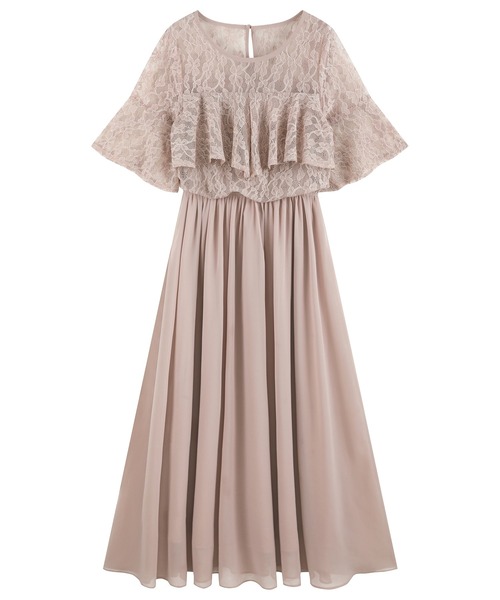 「DRESS PLUS」 ドッキングワンピース M ブルーグレー レディース_画像2