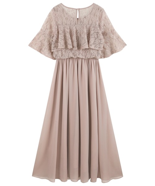「DRESS PLUS」 ドッキングワンピース M ブルーグレー レディース_画像3