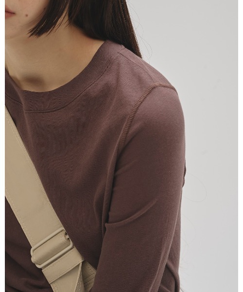 「TODAYFUL」 長袖カットソー FREE バーガンディー レディース_画像4