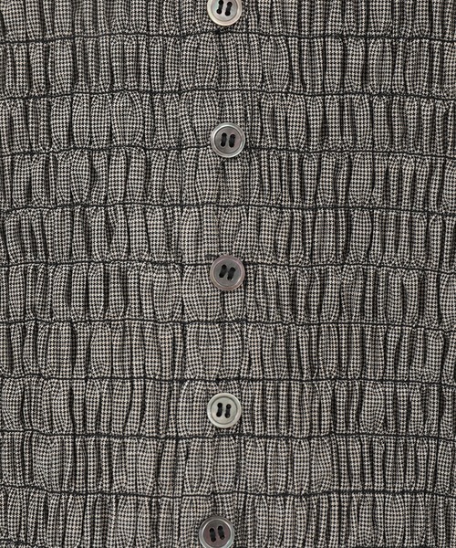 CLANE（クラネ） tシャツ 「CLANE/クラネ」SHIRRING BUTTON TOPS