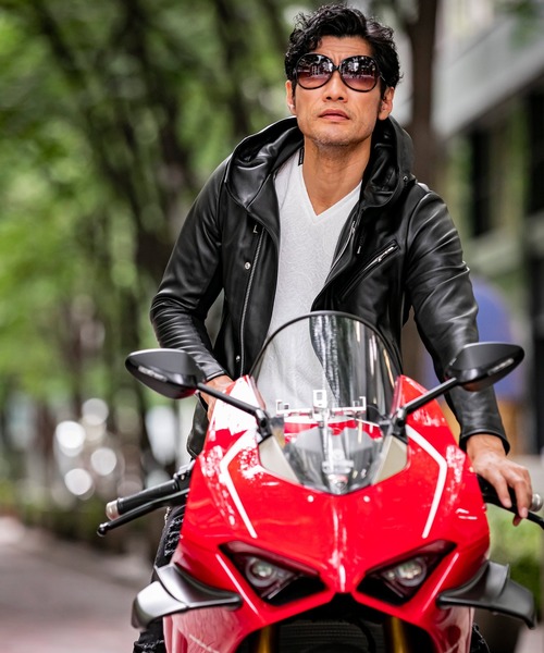 在庫新品 ジャケット ライダー ZOZOTOWN PayPayモール店 - 通販 - PayPayモール ライダースジャケット JOHNNY CASCADE-HVY SHEEP(ジョニーカスケード ヘヴィーシープ)シープレザー フード 即納特価