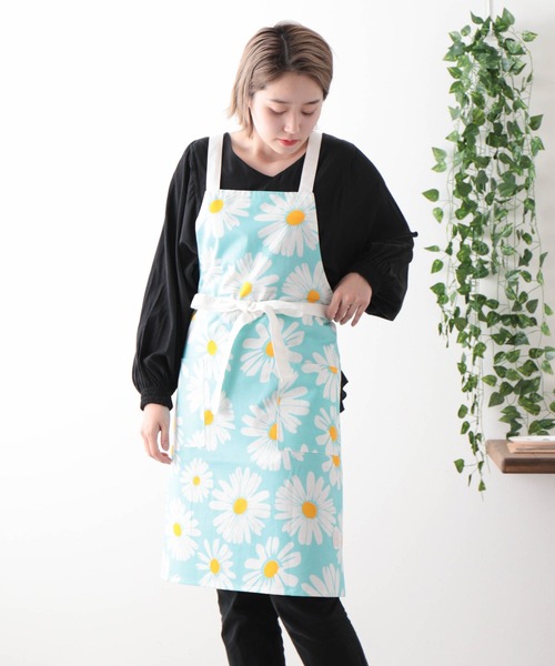 Jubilee エプロン 花柄 コットンエプロン : ZOZOTOWN Yahoo!店