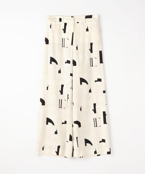 しておりま パンツ Paypayモール店 通販 Paypayモール レーヨンリネンモザイクプリント フレア