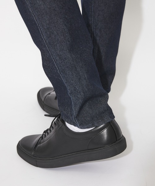 ABAHOUSE GRAY スニーカー ネオレザー ローカット スニーカー メンズ 