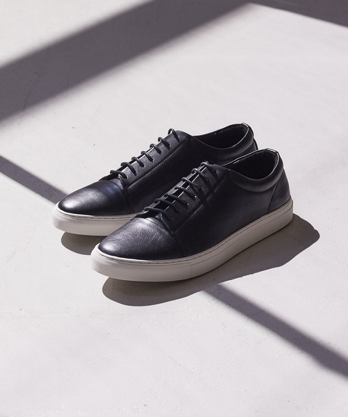 ABAHOUSE GRAY スニーカー ネオレザー ローカット スニーカー メンズ