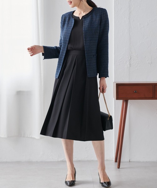 レディース服の詰め合わせ(24点+α) 986 レディススクラブジャケット半袖 4D FITT(動体裁断) KAZEN(カゼン)