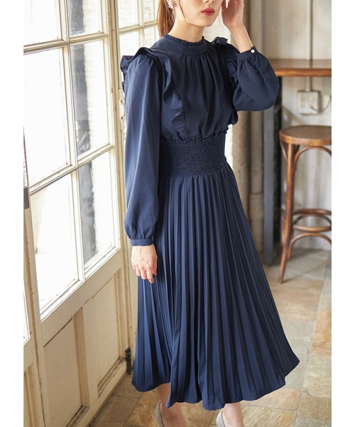 tocco closet（トッコ クローゼット） ワンピース 後ろリボン付き