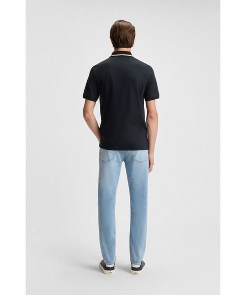 BOSS（HUGO BOSS） ポロシャツ ストライプカラー スリムフィット