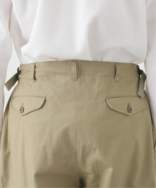 marka マーカ SIDE ADJUST TROUSERS チノパン ベージュ EDIFICE パンツ 【marka / マーカ】SIDE ADJUST TROUSERS