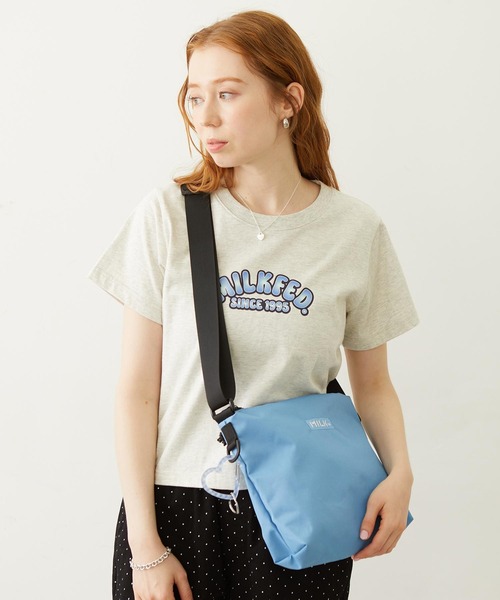 MILKFED.（ミルクフェド） キーホルダー NEO HEART CARABINER GINGHAM