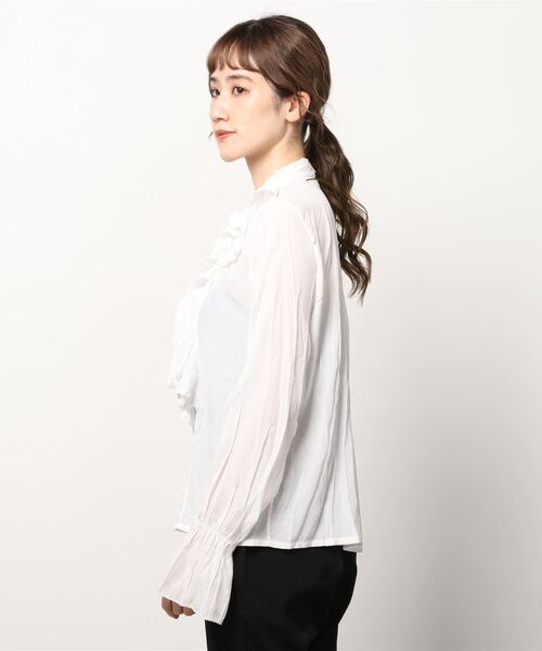 Dream garden（ドリームガーデン） ブラウス シャツ ボウタイ襟フリル