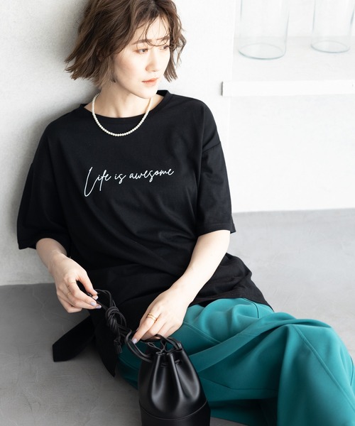 GeeRA tシャツ Tシャツ 大人プリントTシャツ レディース