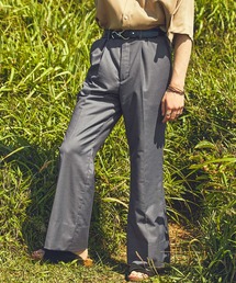 ヴィンテージ フレア スラックス グレー NEILEN スラックス Wide Flare 1tuck slacks/ワイドフレア