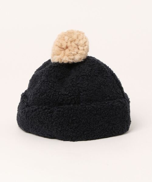 kids zoo（キッズズー） ニット帽 ニットキャップ ボア帽子 キッズ