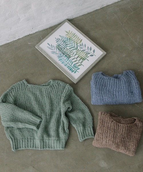 ニット セーター mesh knit PO/メッシュニットプルオーバー レディース ニット セーター mesh knit PO/メッシュニットプルオーバー