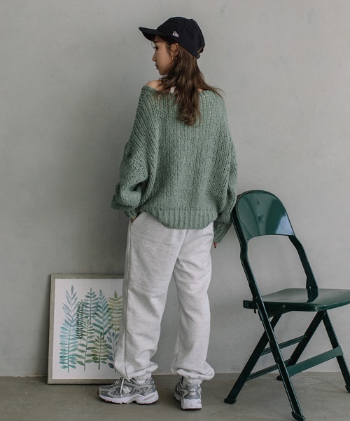 ニット セーター mesh knit PO/メッシュニットプルオーバー