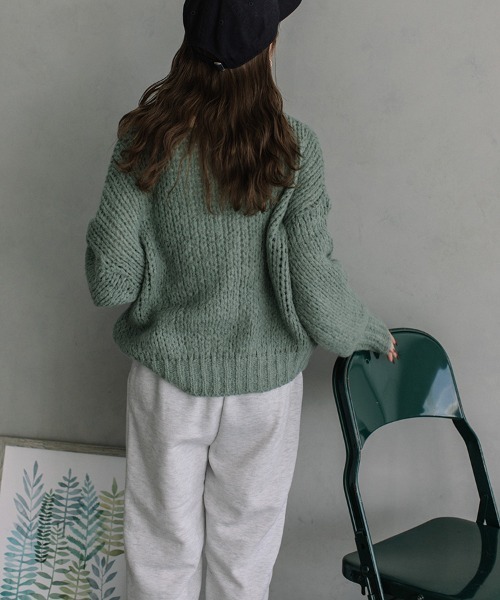 ニット セーター mesh knit PO/メッシュニットプルオーバー