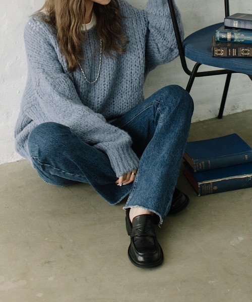 ニット セーター mesh knit PO/メッシュニットプルオーバー レディース ニット セーター mesh knit PO/メッシュニットプルオーバー