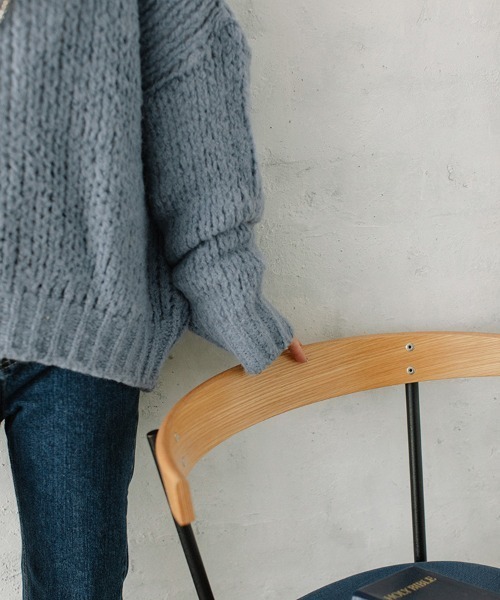 ニット セーター mesh knit PO/メッシュニットプルオーバー