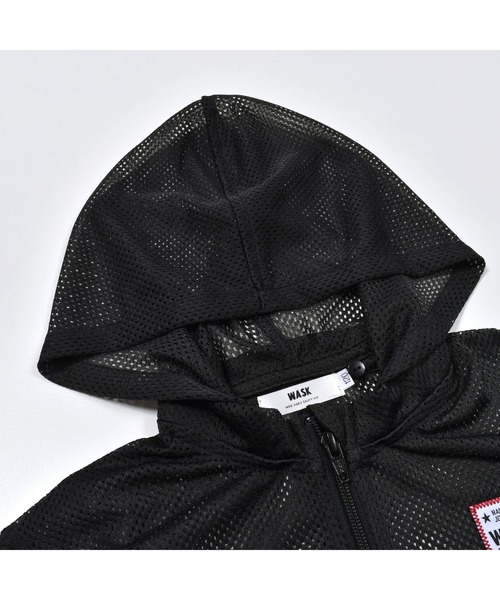WASK（ワスク） パーカー WASK/「防虫加工」ポーチ付きフードメッシュ