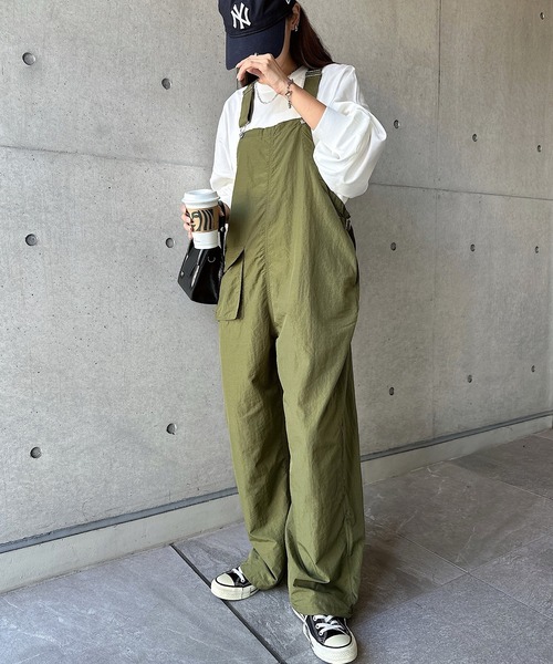 andme サロペット オーバーオール 2wayナイロンワークサロペット