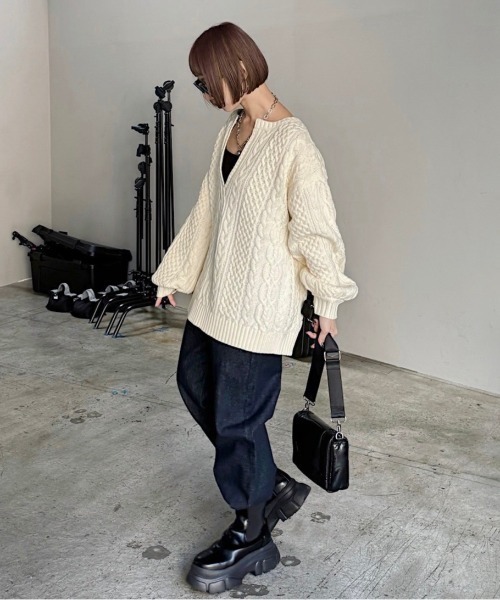 PAGEBOY ニット セーター 「手洗い可能」WEB限定アイテム