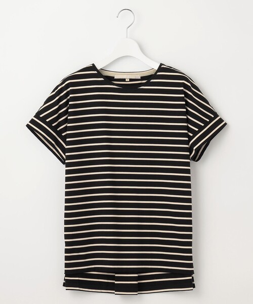 tシャツ 「UV加工・洗える」ハイカウントボーダー カットソー レディース