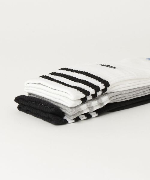 靴下 ソリッドクルーソックス 3足組 / アディダスオリジナルス adidas Originals メンズ レディース | adidas | 19