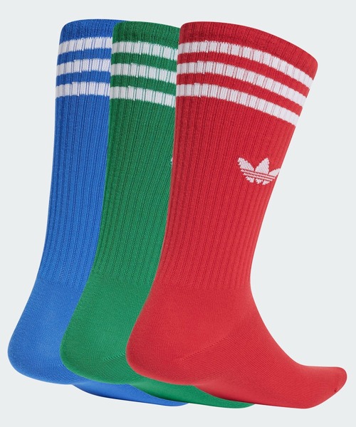 靴下 ソリッドクルーソックス 3足組 / アディダスオリジナルス adidas Originals メンズ レディース | adidas | 15