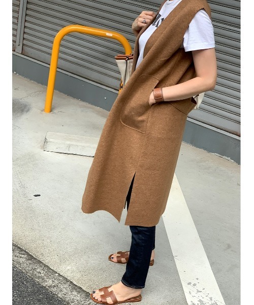 Day and Grade（デイアンドグレイド） ベスト ジレ ウール混ジレコート