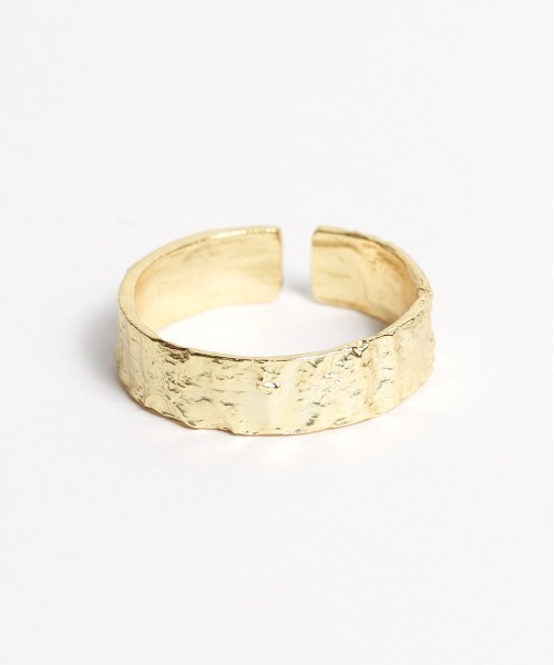 B.I.D. 指輪 リング 「sterling silver」フリーサイズ 錆槌目リング
