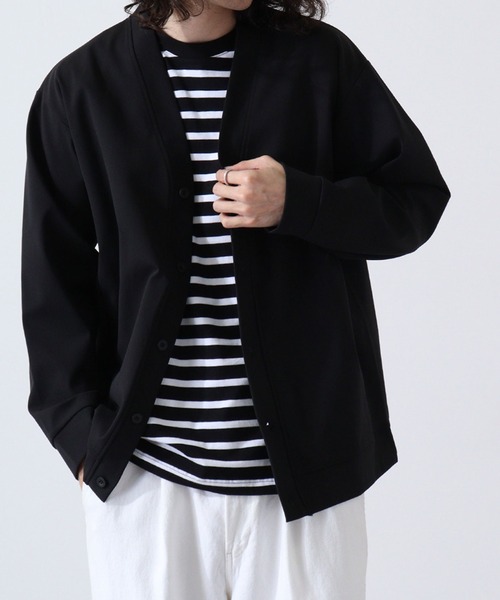 URBAN SQUARE カーディガン エアリーダンボール Vネック
