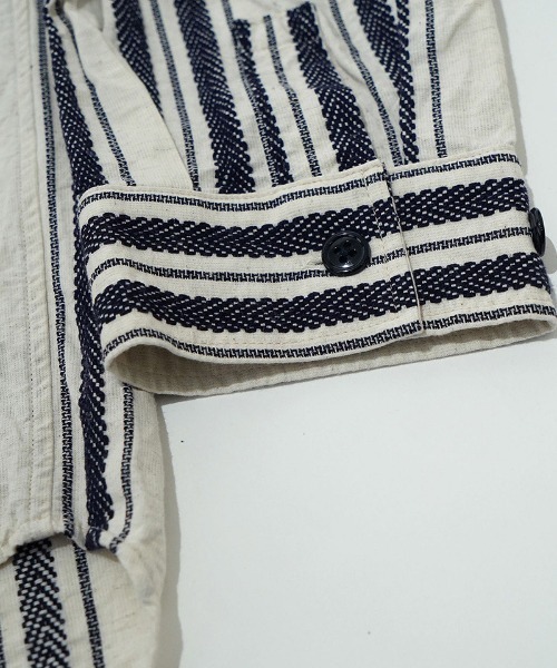 EGO TRIPPING（エゴトリッピング） シャツ ms5500- DOBBYSTRIPE SHIRTS
