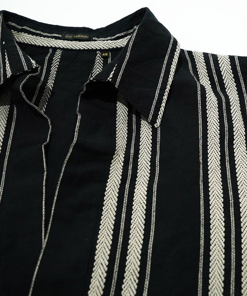 EGO TRIPPING（エゴトリッピング） シャツ ms5500- DOBBYSTRIPE SHIRTS