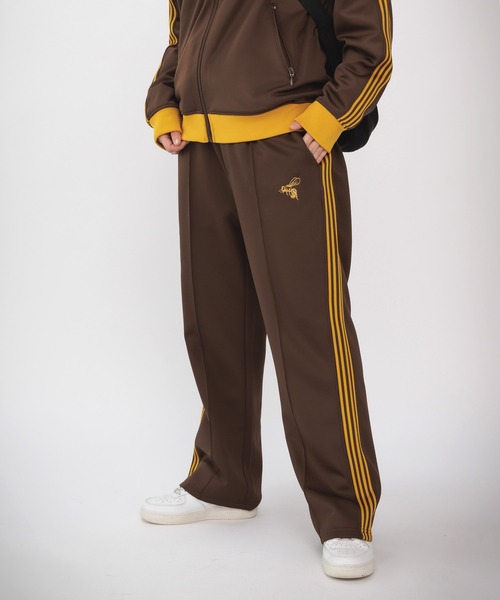 ROOP TOKYO パンツ リブ配色 トラックパンツ メンズ レディース