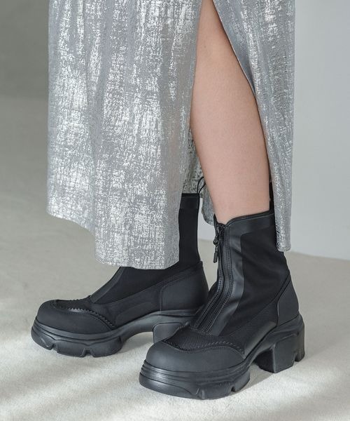 ブーツ レディース mix material boots/995558｜zozo｜14