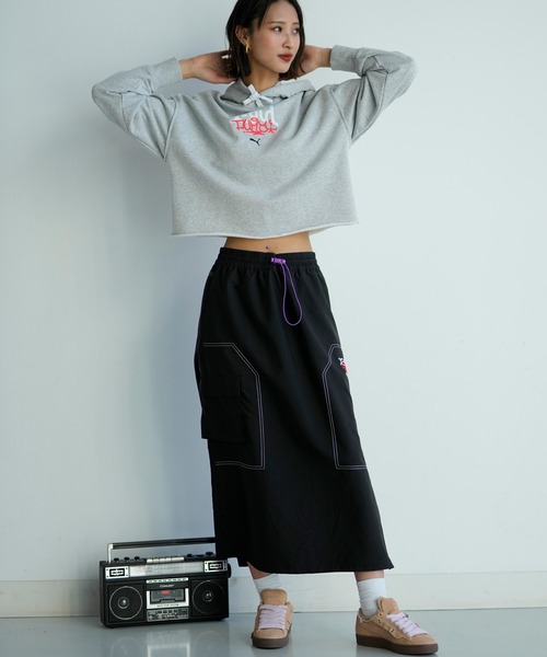 X-girl×PUMA スカート X-girl スカート PUMA/プーマ プーマ エックスガール レディース