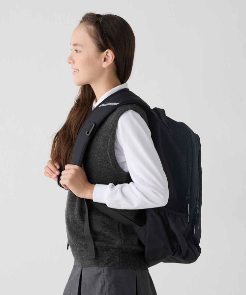 【新品未使用】こどもビームス　ランリュック　ブラック　バックパック 新品未使用】こどもビームス ランリュック ブラック バック