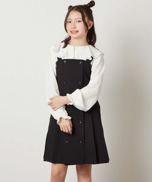 a.v.v（アー・ヴェ・ヴェ） ワンピース 「100-130」フロントボタン