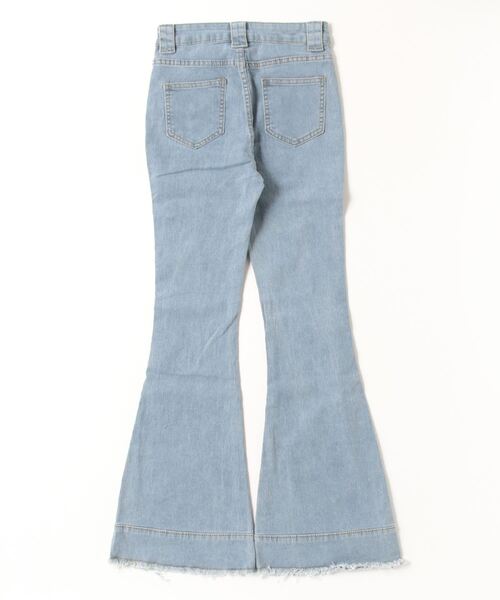 フレアカット デニムパンツ XS〜XL ウォッシュド 楽天市場】フレアデニムパンツ デニムパンツ カットオフ