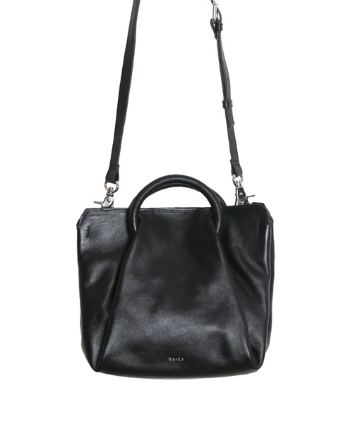 YArKA ハンドバッグ 「YArKA/ヤーカ」real leather fold and