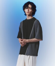 tシャツ ジオメトリックグリッドカットソー メンズ｜ZOZOTOWN Yahoo!店