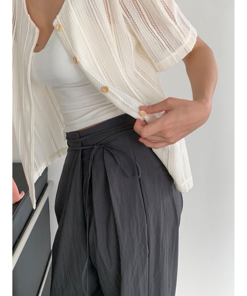 Didot.showroom ジャケット ノーカラージャケット ストライプ