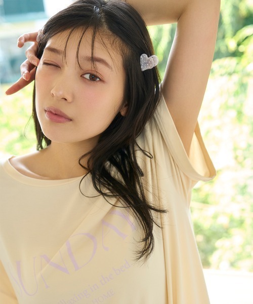 snidel ヘアクリップ SNIDEL HOME ヘアクリップ パールハートミニクリップ : ZOZOTOWN