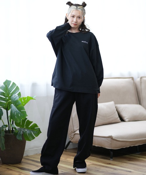 tシャツ 「ムラサキスポーツ限定」RVCA/ルーカ バックプリント ロンT BE044-P51 レディース RVCA tシャツ 「ムラサキスポーツ限定」RVCA/ルーカバック