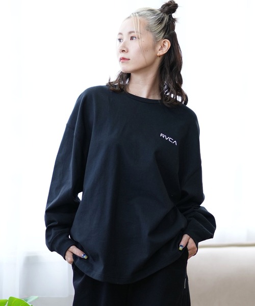 tシャツ 「ムラサキスポーツ限定」RVCA/ルーカ バックプリント ロンT BE044-P51 レディース セール】【ムラサキスポーツ限定】RVCA/ルーカ バックプリント